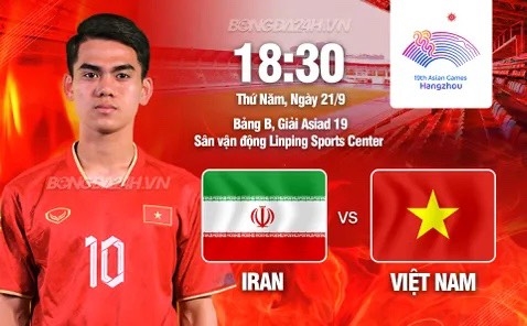 TRỰC TIẾP Olympic Việt Nam và Olympic Iran: Olympic Iran mở tỷ số